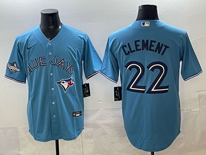 Men 2025 Toronto Blue Jays #22 Clement blue Game Nike MLB Jersey 0026->toronto blue jays->MLB Jersey